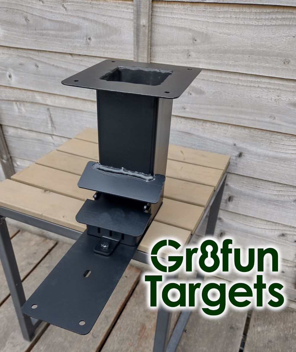 Gr8fun targets Steel Squirrel Feeder "Flange Edition"