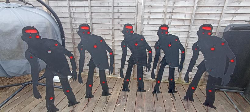 Gr8fun Targets 4ft Zombies in decking