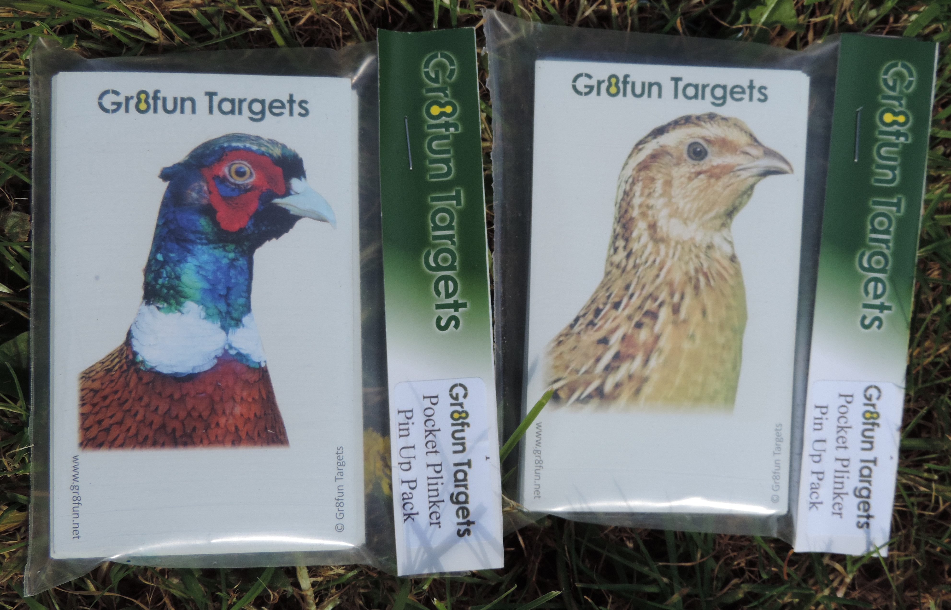 Pocket Plinkers Pin Up Pack - Pheasant and Grouse - 100 targets